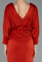 Robe de Cérémonie Midi Satin Brique ABK2708
