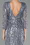 Robe de Soirée Courte Anthracite ABK1599