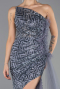 Robe de Soirée Longue Gris ABU4772