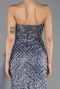 Robe de Soirée Longue Gris ABU4772