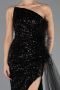 Robe de Soirée Longue Noir ABU4772