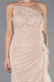 Robe de Soirée Longue Pierreux Or ABU6691