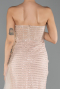 Robe de Soirée Longue Pierreux Or ABU6691