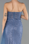 Robe de Soirée Longue Pierreux Indigo ABU6691