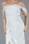 Robe de Soirée Longue Mousseline Menthe ABU6692