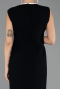 Robe De Invitation Grande Taille Midi Noir ABK2710