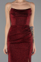 Robe de Soirée Longue Rouge Bordeaux ABU6695