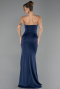 Robe de Soirée Longue Bleu Marine ABU6695