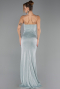 Robe de Soirée Longue Menthe ABU6695