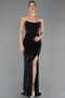 Robe de Soirée Longue Noir ABU6695