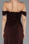 Robe de Soirée Longue Brun ABU6696