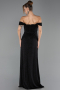 Robe de Soirée Longue Noir ABU6696