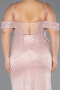 Robe De Fiançailles Grande Taille Longue Dantelle Poudre ABU6694