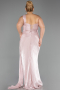 Robe Grande Taille Longue Mousseline Poudre ABU6713