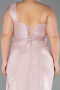 Robe Grande Taille Longue Mousseline Poudre ABU6713