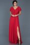 Robe de Fiançaille Longue Rouge ABU032