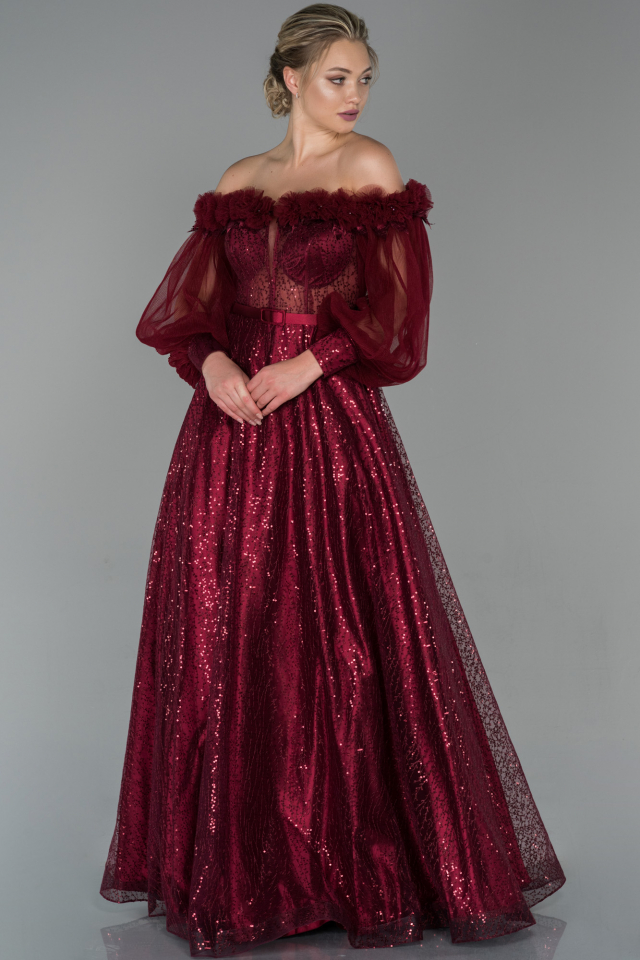 Robe De Soiree Longue Rouge Bordeaux Abu1710 Abiyefon Com