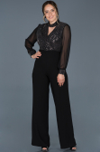Robe Grande Taille Noir ABT031