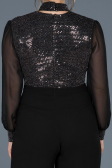 Robe Grande Taille Noir ABT031