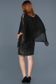 Robes de Soiree de Gross Courte Anthracite ABK506