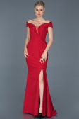 Robe de Soirée Longue Rouge ABU870
