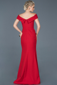 Robe de Soirée Longue Rouge ABU870