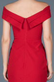 Robe de Soirée Longue Rouge ABU870