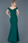 Robe de Soirée Longue Émeraude ABU870