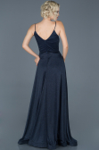 Robe de Fiançaille Longue Bleu Marine ABU888