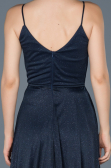 Robe de Fiançaille Longue Bleu Marine ABU888