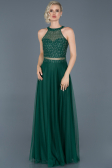 Robe de Fiançaille Longue Vert ABU766