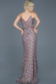 Robe Queue de Poisson Longue Lavande ABU892