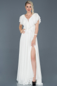 Robe de Fiançaille Longue Blanc ABU032