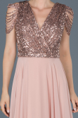 Robe de Cérémonie Longue Poudre ABU932