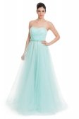 Uzun Mint Abiye Elbise F2105