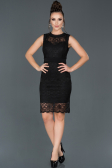 Robe de Cérémonie Courte Noir ABK510