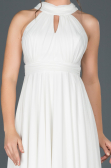 Robe de Soirée Courte Blanc ABK224