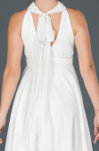 Robe de Soirée Courte Blanc ABK224