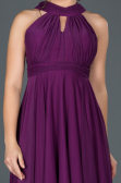 Robe de Soirée Courte Pourpre ABK224