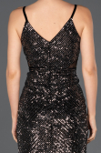 Robe de Cérémonie Courte Argent ABK675