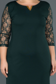 Robe À Taille Large Courte Vert ABK150
