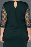 Robe À Taille Large Courte Vert ABK150