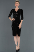Robe de Cérémonie Courte Noir ABK704