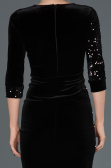 Robe de Cérémonie Courte Noir ABK704