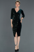 Robe de Cérémonie Courte Émeraude ABK704