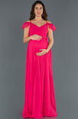 Robes de Soiree de Gross Longue Orange Sanguine ABU756