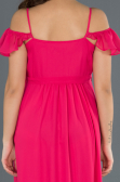Robes de Soiree de Gross Longue Orange Sanguine ABU756