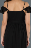 Robes de Soiree de Gross Longue Noir ABU756