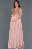 Robes de Soiree de Gross Longue Bleu Marine-Poudre ABU747