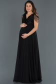 Robes de Soiree de Gross Longue Noir ABU747